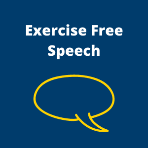 exercise-free-speech